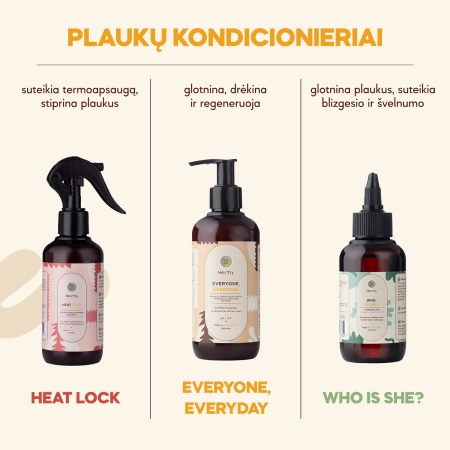 HairTry - Heat Lock - Nenuplaunamas Kondicionierius - 200ml
