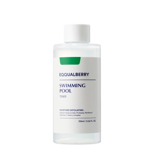 EQQUALBERRY - Swimming Pool Daily Facial Toner - Drėkinamasis ir Šveičiamasis Tonikas Veidui - 155 ml