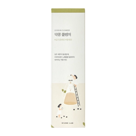 Round Lab - Soybean Nourishing Cleanser – Veido Valymo Gelis su Juodųjų Sojų Ekstraktu – 150 ml