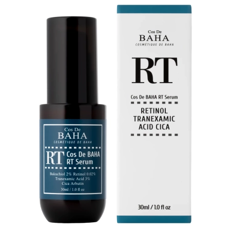 Cos De BAHA - Retinol Tranexamic Serum (RT) - Šviesinantis Serumas su Retinoliu ir Traneksamo Rūgštimi - 30ml