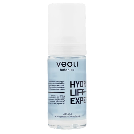 Veoli Botanica - HYDRA LIFT EXPERT - Drėkinantis ir Stangrinantis multimolekulinis Veido Serumas - 30ml