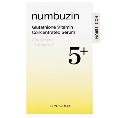 Numbuzin - No.5 Vitamin Concentrated Serum - Šviesinantis Vitaminų Serumas - 30ml