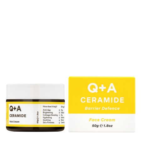 Q+A - Ceramide Barrier Defence Face Cream - Apsauginis veido kremas su ceramidais - 50ml