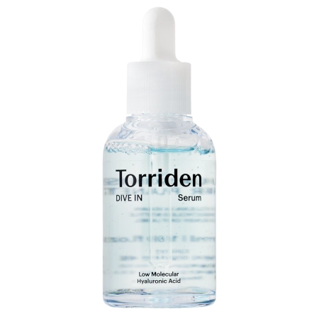 Torriden - Dive-In - Low Molecule Hyaluronic Acid Serum - Drėkinamasis Serumas su Mažos Molekulinės Masės Hialurono Rūgštimi ir Keramidais - 50ml