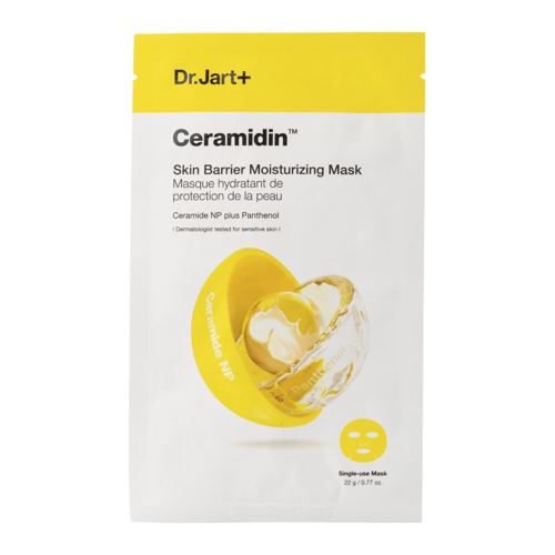 Dr.Jart+ - Ceramidin Skin Barrier Moisturizing Mask – Drėkinamoji Lakštinė Veido Kaukė – 22 g