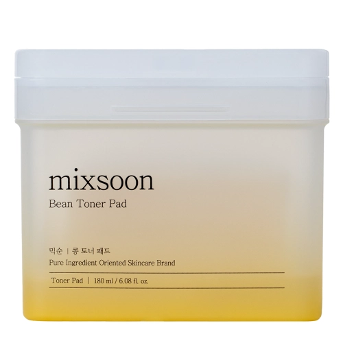 Mixsoon - Bean Toner Pad - Drėkinamosios Veido Pagalvėlės su Sojų Ekstraktu - 70 vnt.