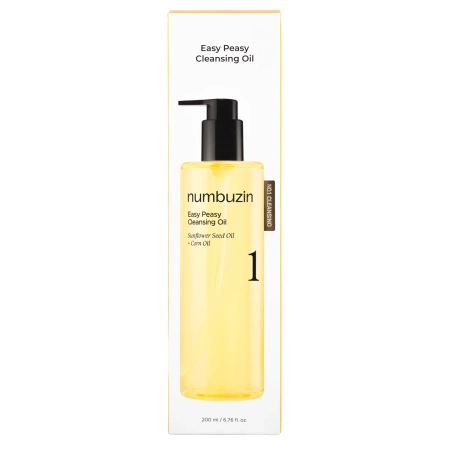 Numbuzin - No.1 - Easy Peasy Cleansing Oil - Veido Valomasis Aliejus - 200ml