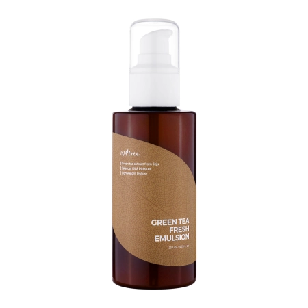 Isntree - Green Tea Fresh Emulsion - Gaivinamoji Žaliosios Arbatos Emulsija - 120ml