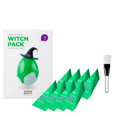 ZOMBIE BEAUTY by SKIN1004 - Witch Pack - Giliai Valanti Kaukė su Žaliąja Arbata - 8 vnt. x 15g