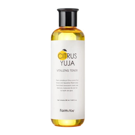 Farmstay - Citrus Yuja Vitalizing Toner - Veido Tonikas su Yuzu Vaisių Ekstraktu - 280ml