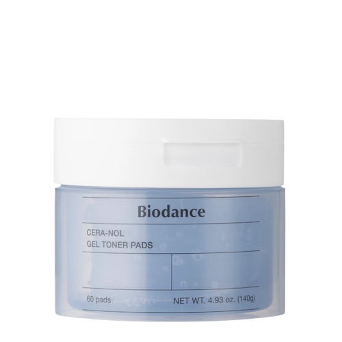 Biodance - Cera-nol Gel Toner Pads - Želiniai Drėkinamieji Veido Padeliai - 60vnt