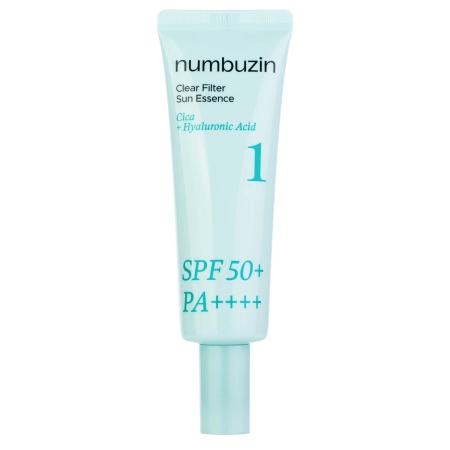 Numbuzin - No.1 Clear Filter Sun Essence SPF50+ PA++++ - Skaistinamoji Esencija su Apsauga nuo Saulės - 50ml