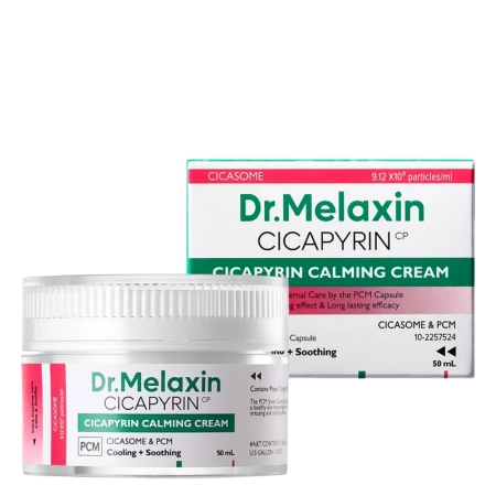 Dr.Melaxin - Cicapyrin Calming Cream - Raminamasis Veido Kremas su Vėsinančiu Komponentu - 50ml