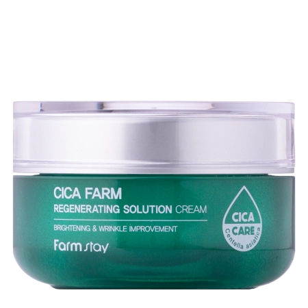 Farmstay - Cica Farm Regenerating Solution Cream - Regeneruojantis Kremas su Azijine Centele - 50ml