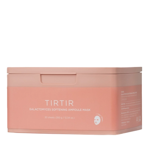TIRTIR - Galactomyces Softening Ampoule Mask - Skaistinančių Veido Kaukių Rinkinys - 30vnt/350g