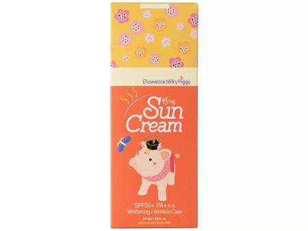 Elizavecca - Milky Piggy Sun Cream SPF 50+/PA+++ - Kremas su Apsauginiais Filtrais nuo Saulės - 50ml