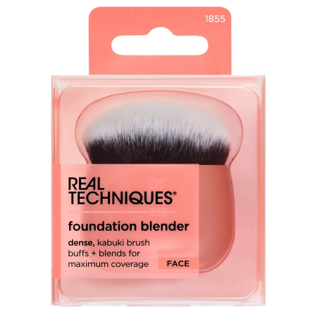 Real Techniques - Foundation Blender - Makiažo Pagrindo Šepetėlis Kabuki Tipo - 1vnt.