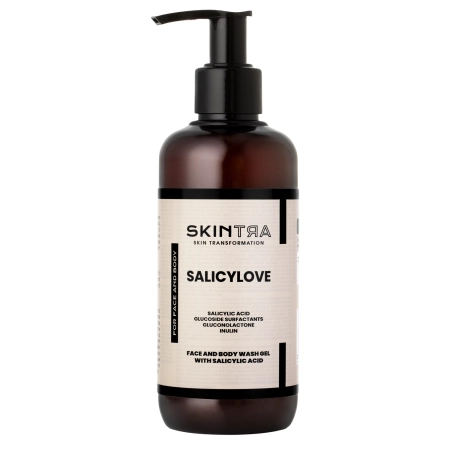 SkinTra - Salicylove - Veido ir Kūno Prausimosi Gelis su Salicilo Rūgštimi - 250ml