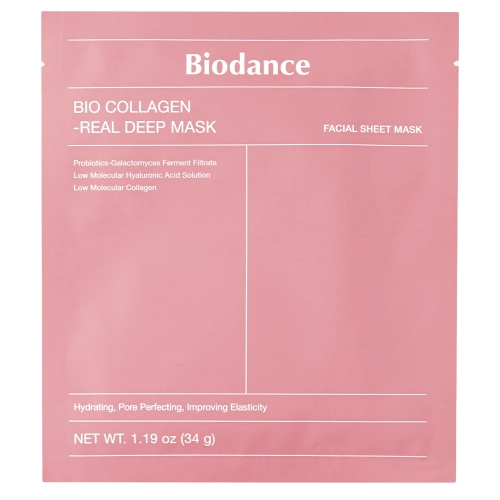 Biodance - Bio-Collagen Real Deep Mask - Stangrinamoji Kolageninė Veido Kaukė - 1 vnt/34g