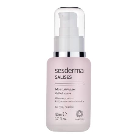Sesderma - Salises - Moisturizing Gel - Gelis Riebiai ir į Spuogus Linkusiai Odai - 50ml