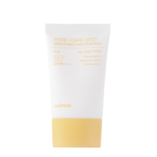 Celimax - Pore+Dark Spot Brightening Care Sunscreen – Šviesinamasis Kremas nuo Saulės – 50 ml