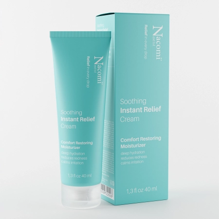 Nacomi - Instant Relief - Regeneruojantis ir Raminantis Kremas - 40ml 