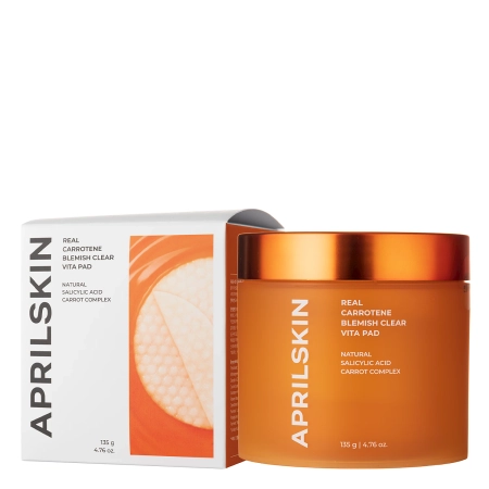 Aprilskin - Carrotene Clarifying Vita Pads - Karoteno valomosios pagalvėlės - 135g