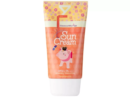 Elizavecca - Milky Piggy Sun Cream SPF 50+/PA+++ - Kremas su Apsauginiais Filtrais nuo Saulės - 50ml