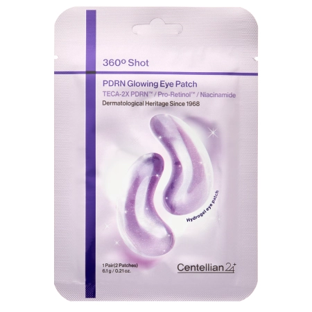 Centellian24 - 360º Shot PDRN Glowing Eye Patch - Paakių Padeliai su PDRN - 6 poros