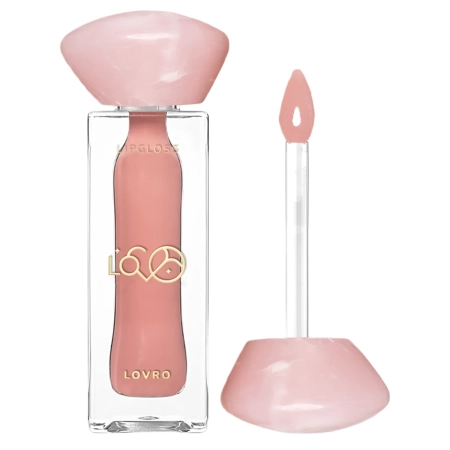 LOVRO - Bloomlight Lipgloss - Lūpų Blizgis Optiškai Didinantis Lūpas su Vėsinančiu Efektu - 04 Nude Muse - 5,5g