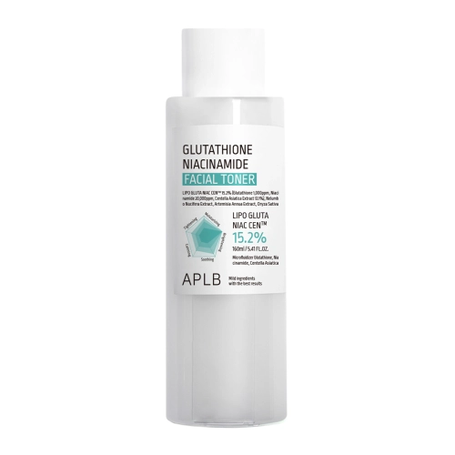 APLB - Glutathione Niacinamide Facial Toner - Šviesinantis Veido Tonikas - 160ml
