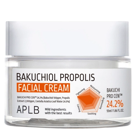APLB - Bakuchiol Propolis Facial Cream - Stangrinamasis Veido Kremas - 55ml