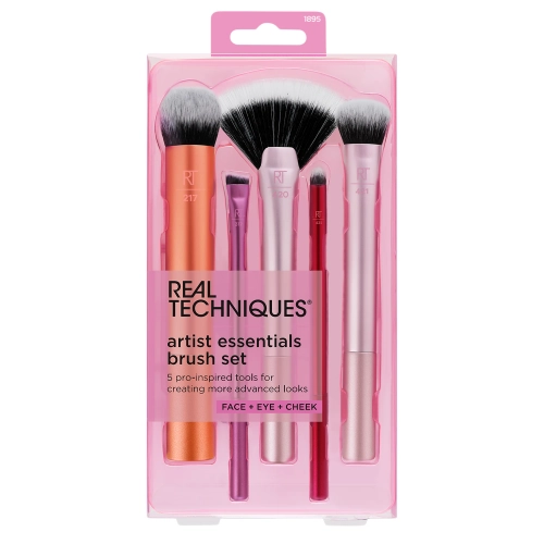Real Techniques - Artist Essentials - Makiažo Šepetėlių Rinkinys