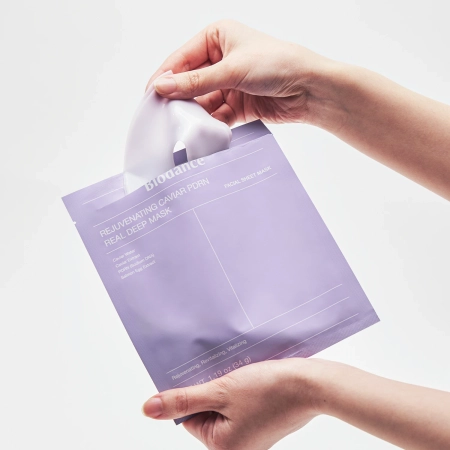 Biodance - Rejuvenating Caviar PDRN Real Deep Mask - Kolageninė Veido Kaukė su PDRN - 1vnt/34g