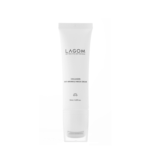 Lagom - Collagen Anti-Wrinkle Neck Cream - Stangrinamasis Kaklo ir Dekoltė Kremas - 50ml