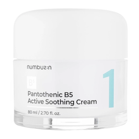 Numbuzin - No.1 Pantothenic B5 Active Soothing Cream – Raminamasis Veido Kremas – 80 ml