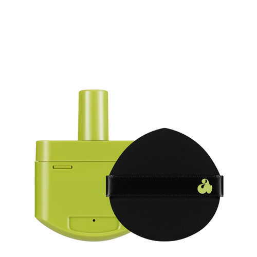 Unleashia - Satin Wear Healthy-Green Cushion - Įdėklas + Kempinėlė – Satininis Cushion Makiažo Pagrindas - 20N Apricot - 15g