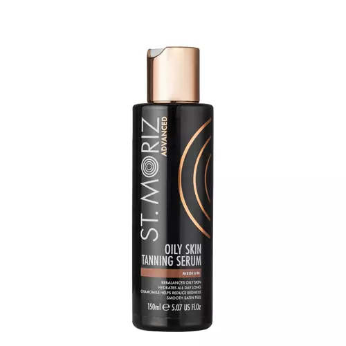 St. Moriz - Advanced - Oily Skin Tanning Serum – Savaiminio Įdegio Serumas Riebiai Odai – 150 ml