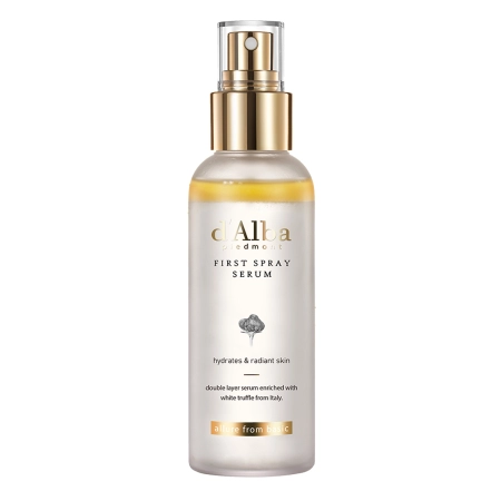 d'Alba - White Truffle First Spray Serum - Skaistinantis ir Drėkinantis Veido Serumas Migloje - 100ml
