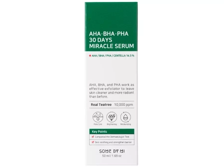 Some By Mi - AHA BHA PHA 30 dienų stebuklingas serumas - serumas su AHA, BHA, PHA rūgštimis - 50ml