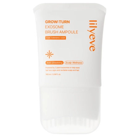lilyeve - Grow:Turn Exosome Brush Ampoule - Stiprinamoji Ampulė Plaukams ir Galvos Odai - 100ml