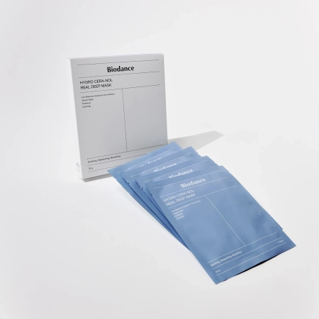 Biodance - Hydro Cera-nol Real Deep Mask Set – Drėkinamųjų Kolageno Veido Kaukių Rinkinys – 4 vnt. /34 g