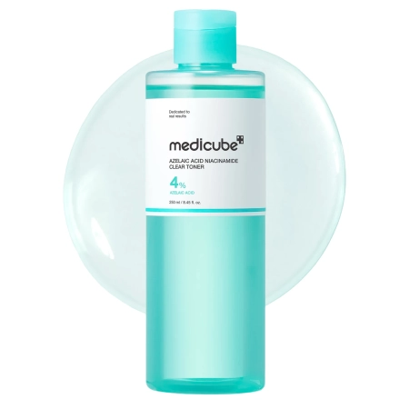 Medicube – Azelaic Acid Clear Toner – Valomasis Šviesinamasis Tonikas Su Azelaino Rūgštimi – 250 ml