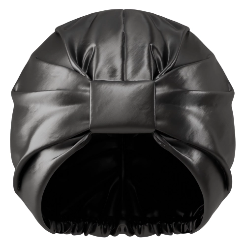 Glov - Anti-Frizz Satin Hair Bonnet - Satininė Plaukų Kepuraitė - Black - 1vnt