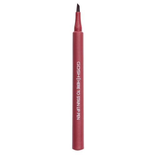 GOSH - Here To Stain Lip Pen - Ilgai Išliekantis Lūpų Apvadas Rašiklyje - 010 Berry Stain - 1ml