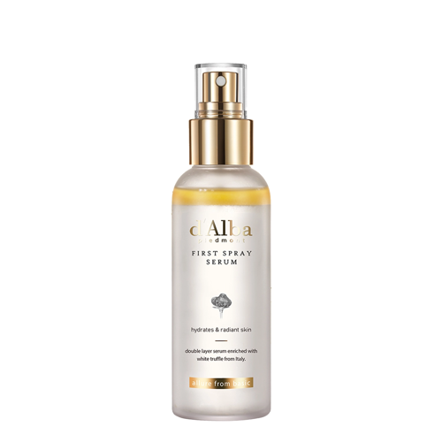 d'Alba - White Truffle First Spray Serum - Švytėjimo Suteikiantis ir Drėkinamasis Veido Serumas Dulksnos Pavidalu - 100ml