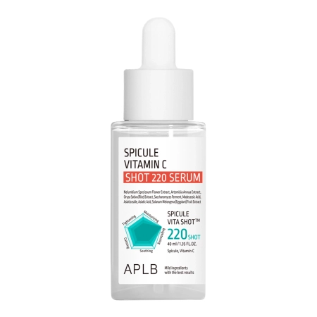 APLB - Spicule Vitamin C Shot 220 Serum - Mikroadatinis Serumas su Vitaminu C - 40ml