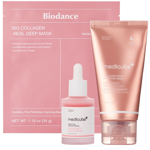DouDouble Collagen Boost Set Rinkinys - 75 ml + 34 g + 30 ml