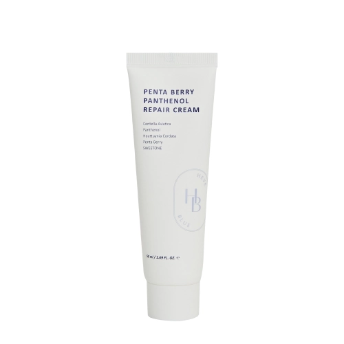HEVEBLUE - Penta Berry Panthenol Repair Cream - Regeneruojantis Veido Kremas - 50ml