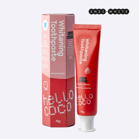 hello coco - Enzi White - Whitening Toothpaste - Balinamoji Dantų Pasta - Watermelon - 75g